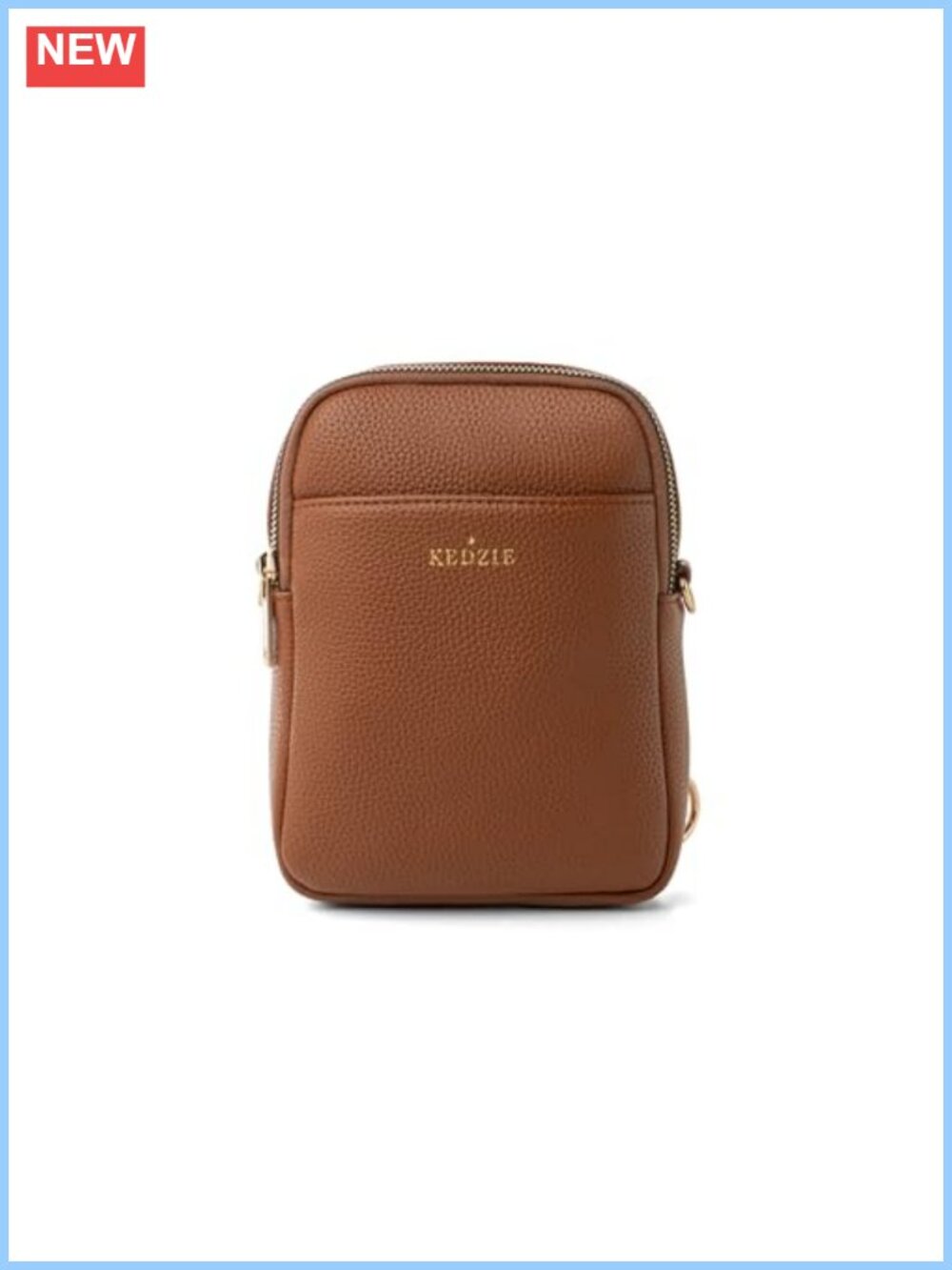 Vegan Leather Convertible Sling Bag Crossbody Purse